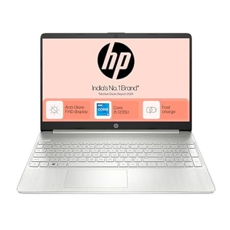 HP 15s, 12th Gen Intel Core i5-1235U, 8GB DDR4, 512GB SSD, (Win 11, Office 21, Silver, 1.69kg), Anti-Glare, 15.6-inch(39.6cm) FHD Laptop, Intel UHD Graphics, HD Camera, Backlit Keyboard fy5008TU